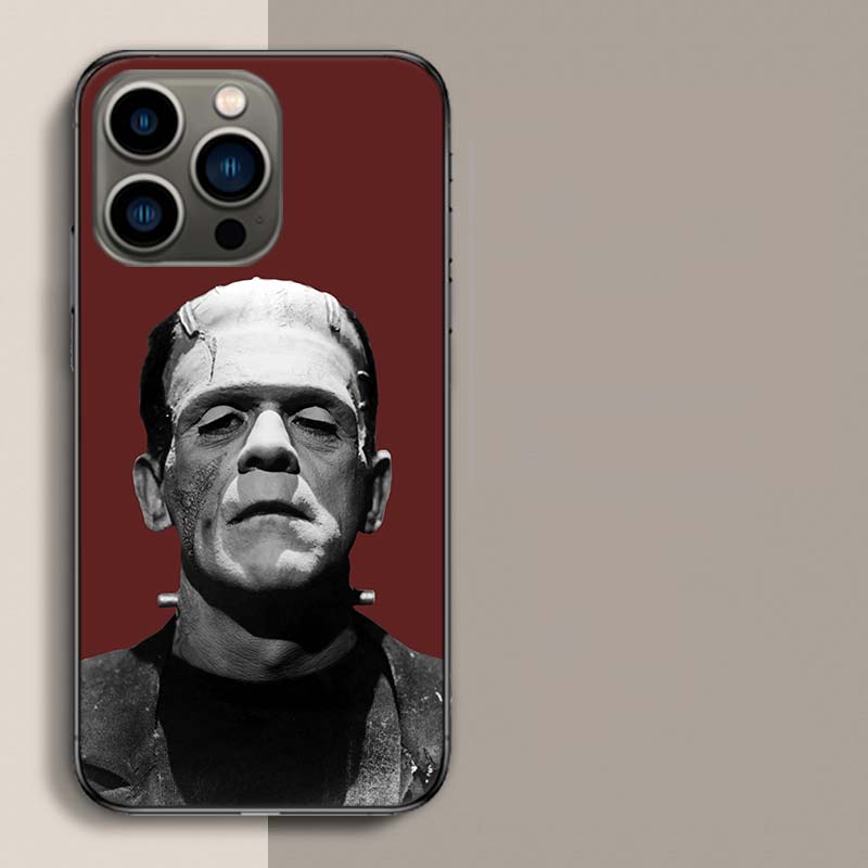Horror F-Frankenstein Phone Case For Iphone 17 Air 15 Pro 14 Plus 16 Pro Max 17E 16E 12 13 Mini 11 Cover Cute Fundas
