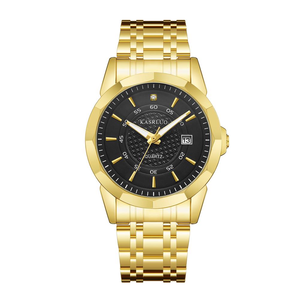 Casaro Watch Business Fashion Calendar Quartz Watch Luminous Men'S Watch Large Dial