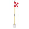Golf Pin Flag Lochbecher Set für Mini Putting Green Flaggenstock Hof Übungszubehör Tragbar 2