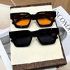 2pcs European and American Retro Style Men's and Women's Fashionable Sunglasses Trend Versatile Summer Sun Shading and UV Protec