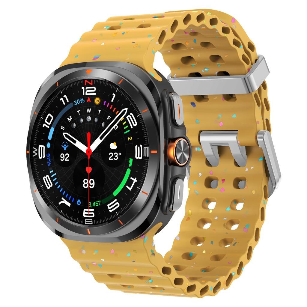 Silicone Breathable Strap For Samsung Galaxy Watch Ultra 47mm Marine Wristband Bracelet Galaxy Watch Ultra(2025) 47mm  Watchband