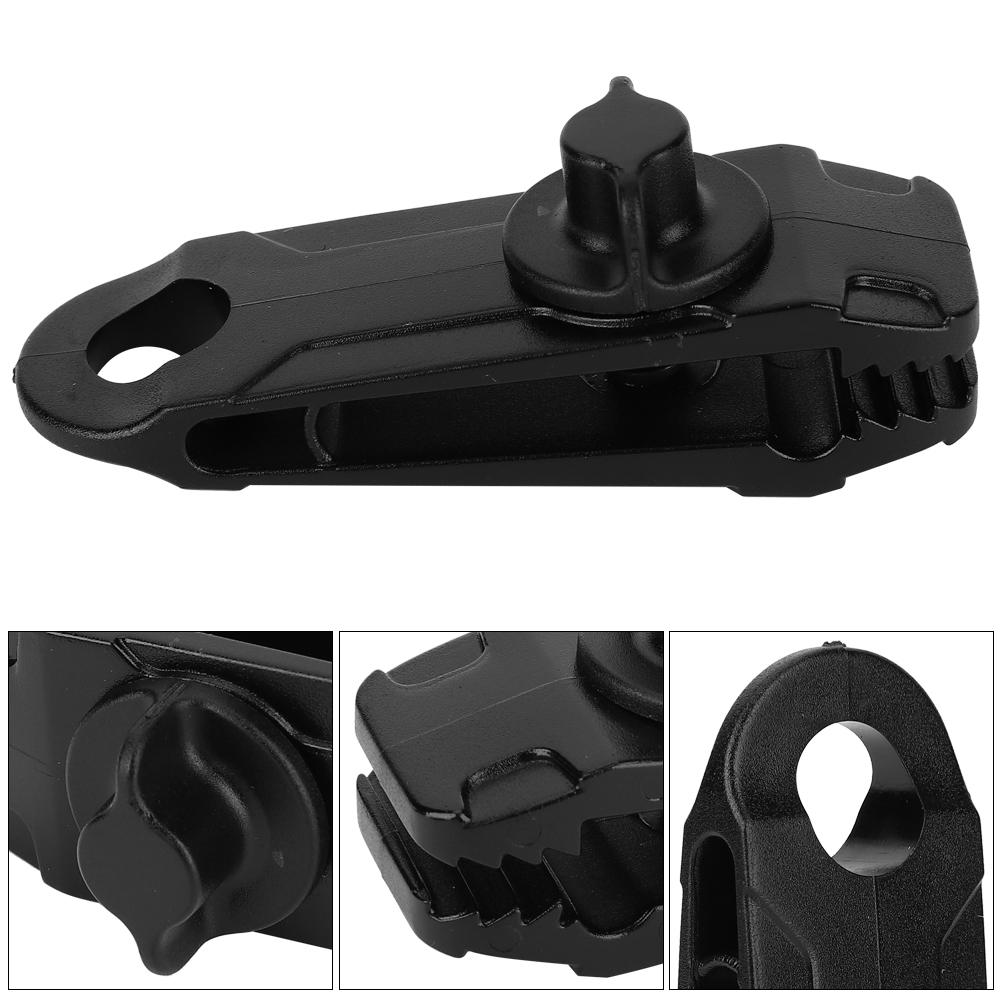 8Pcs Outdoor Camping Plastic Tent Clip Camping Canopy Awnings Wind Rope Clamp Windproof with Barb