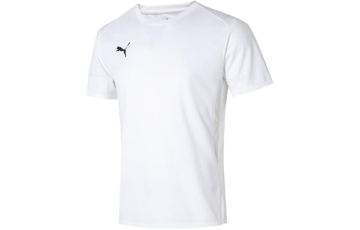 PUMA T Shirts Men s White Crew Neck Moderate 658636-04 S