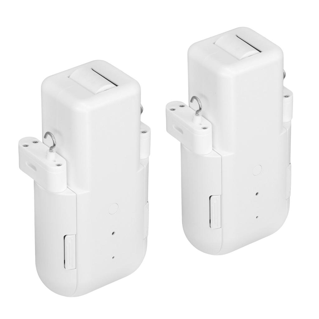 2 Pcs Smart Curtain Opener Closer APP Control WiFi Automatic Curtain Opener for Roman Rod T Shaped U Shaped Track
