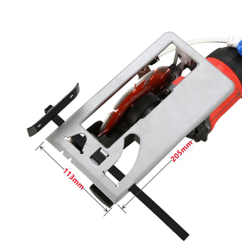 Angle Grinder Change Universal Cutting Machine Slotting Base 45° Adjustable Cutting Depth Positioning Bracket for 100-125MM