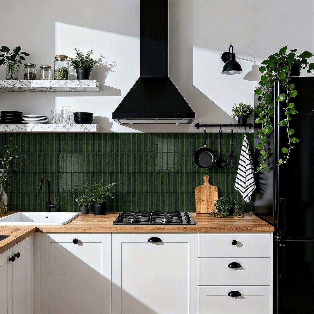 Multicolor Tile Wall Sticker Self-Adhesive 3D Design Decorative Stickers Epoxy Material Tile Pattern Backsplash Stickers