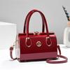 Handtaschen für Damen Vintage Glänzende Umhängetasche Designer Elegant Kristallverschluss Crossbody-Tasche Luxus Modisch Lässige Handtasche