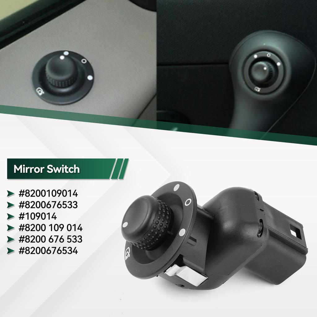 10 pins Mirror Control Switch Knob 8200676533 8200109014 109014 For Renault Clio 3 Mk3 Laguna 2 Scenic Megane 2 Kangoo 2007-2017 Switches4