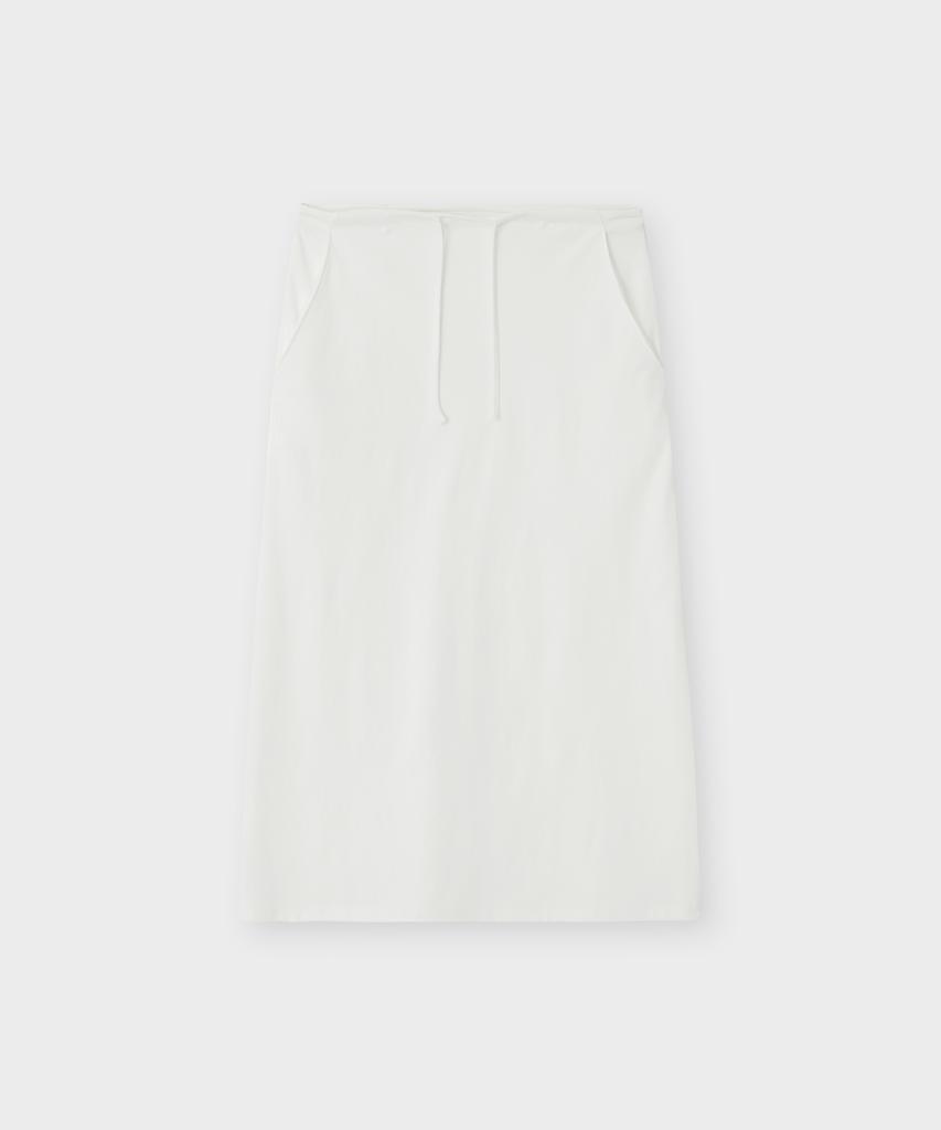Deolil Bake Long Skirt_Ivory