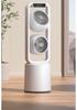 Ventilatore Circolatore da Pavimento e da Scrivania a Doppio Uso - Versione Standard, Doppio Strato, Bidirezionale per Casa e Ufficio.