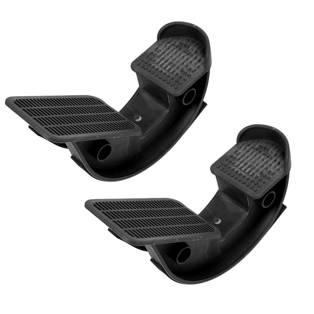 2pcs Slant Board Calf Stretcher Ankle Foot Incline Board for Stretching Tight Calves Plantar Fasciitis Black