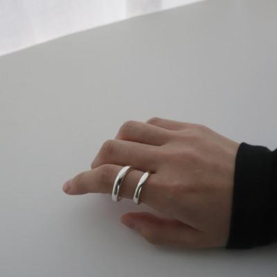 APIOH BOLD SILVER RING