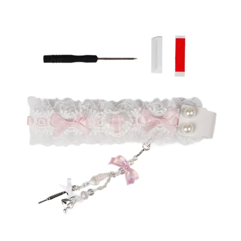 

Comfortable Keyboard Lanyard Lace Fabric Pattern Keyboard Strap Quick Attachment And Detachment For Any Scenario