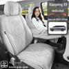 Xiaopeng X9 Car Seat Cover Suede Saddle Pad - Universal, Ventilated & Breathable for All Seasons