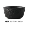 Rock Patterned Frosted Ceramic Tableware, Soup Bowls, Dessert Plates, Household Rice Bowls, Solid Color Threaded Salad Bowls