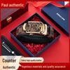 Paul Counter Men's Automatic Buckle Leather Belt - Versatile Fashion Style.