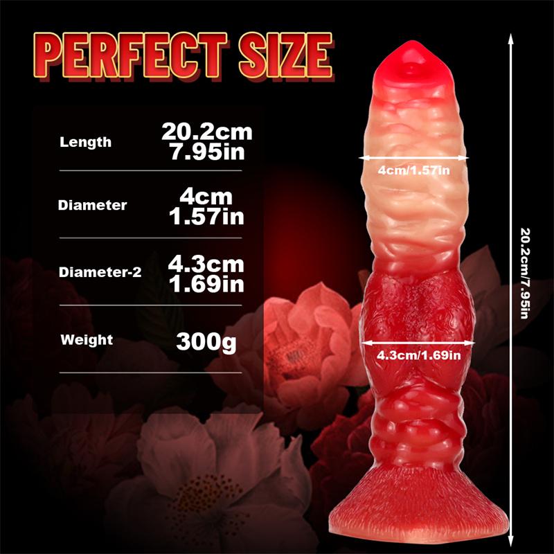 Liquid Silicone Dildo Female Super Simulation Makeup Gradient Color Anal Plug Adult Sex Products