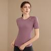 Women's Quick-Dry Mesh Yoga T-Shirt - Breathable, Sweat-Wicking Sport Top