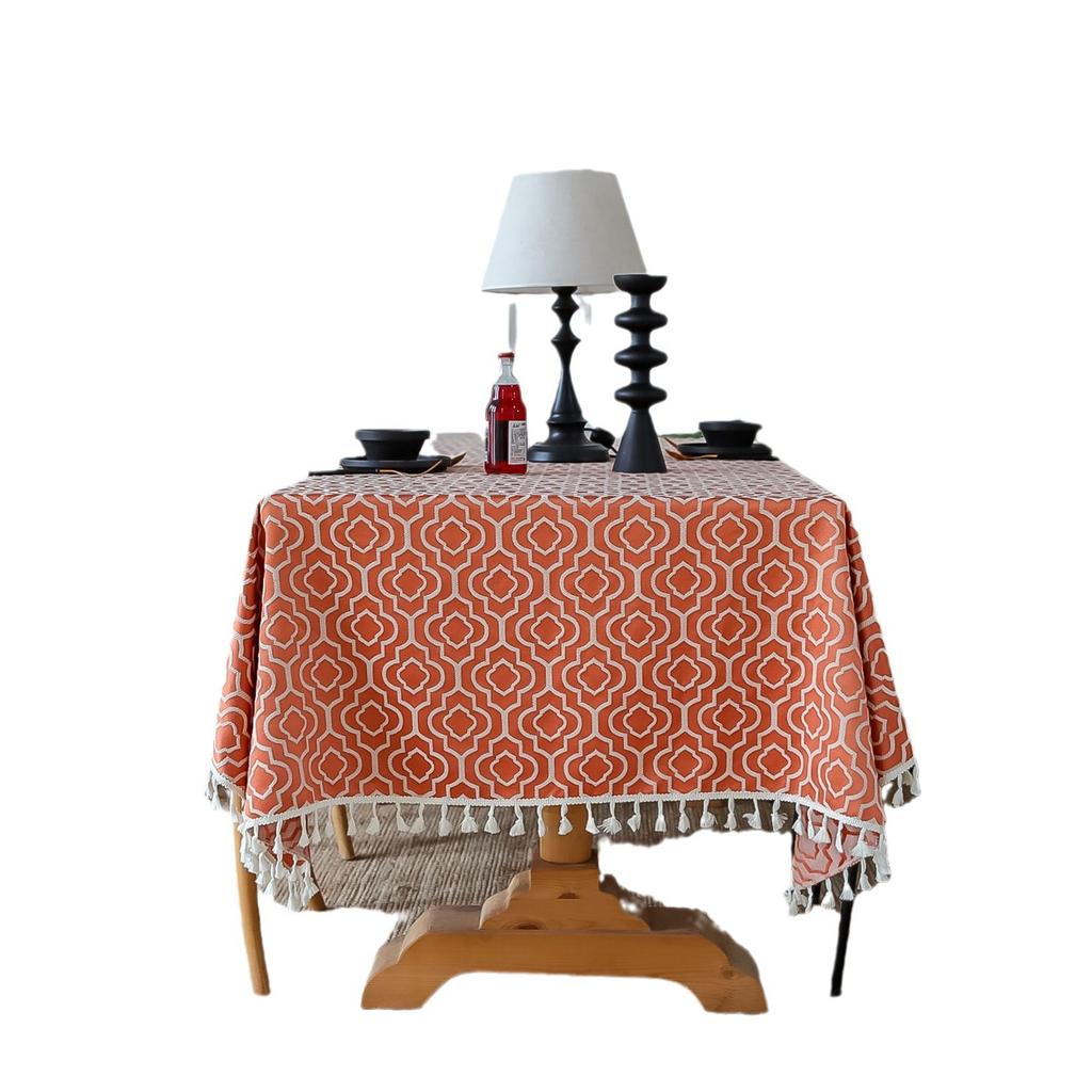 Small Fresh Pure Cotton Dining Table Cloth Party Indoor Gaibuwen Art Cotton Small Floral Table Cloth Art