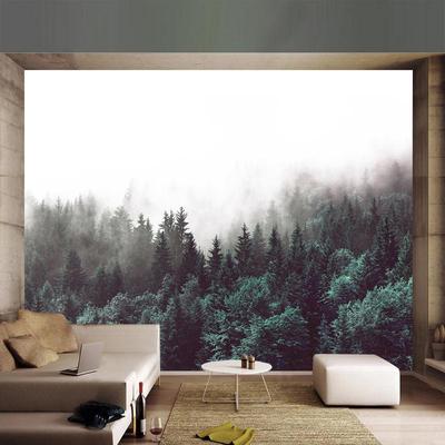 Photo Wallpaper 3D Foggy Forest Landscape Murals Living Room TV Sofa Bedroom Abstract Art Wall Paper Papel De Parede 3 D