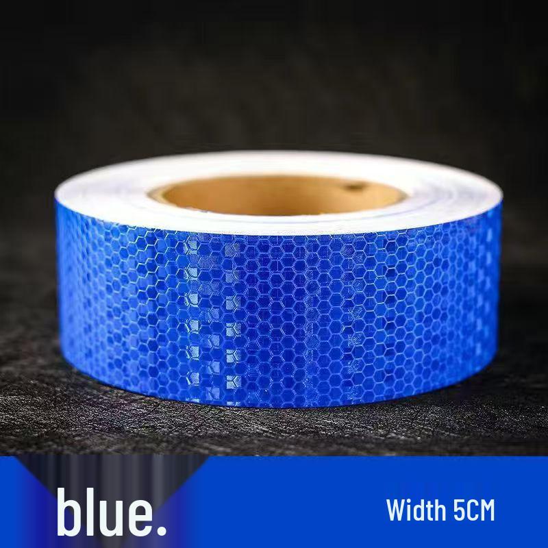

Fluorescent Reflective Safety Tape: 5CM, 10CM, 15CM Widths for Night Traffic, Anti-Collision Warning Length 1m