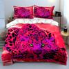 "Leopard Art Decor Set for Living" Soft Comfortable Duvet Cover Bedding Set Included 1*Duvet Cover & 2*Pillowcases, gift