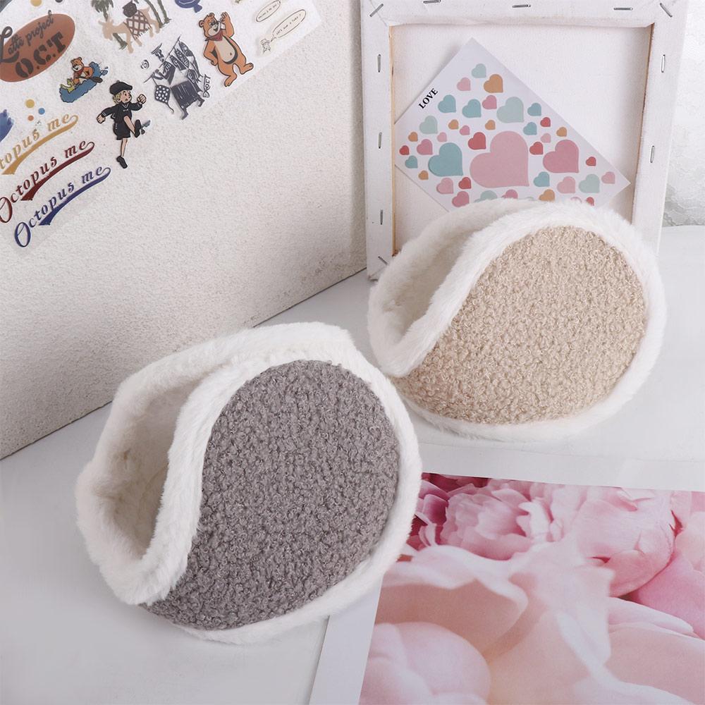 Cute Male Keep Warmer Female Outdoor Earflap Ear Warmers Folding Ear Cover Plush Earmuffs Earcap