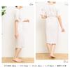[SOUBIEN] Soubien Undergarment Dress, One-Piece, Hakama Slip, Kimono Slip, Women's, White, Correction, Japanese Undergarment, Made in Japan, Size M