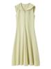 Logo Embroidered Sailor Collar Dress RWCO264082 LIME F [Furfur] Women's