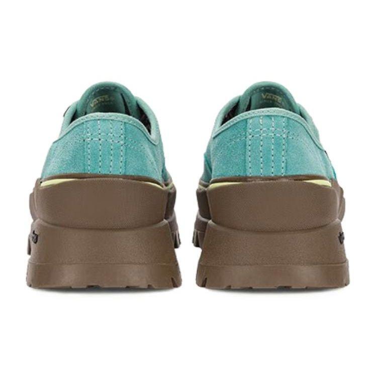 Vans Vibram X  Authentic Comfortable Versatile Shock-Absorbing Durable Low-Top Skate Shoes Unisex Sneakers Blue Green VN0A5JLW20A