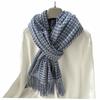 Scarf Autumn and Winter Imitation Cashmere Houndstooth Shawl for Women Trendy and Versatile Warm Long Tassel Scarf
