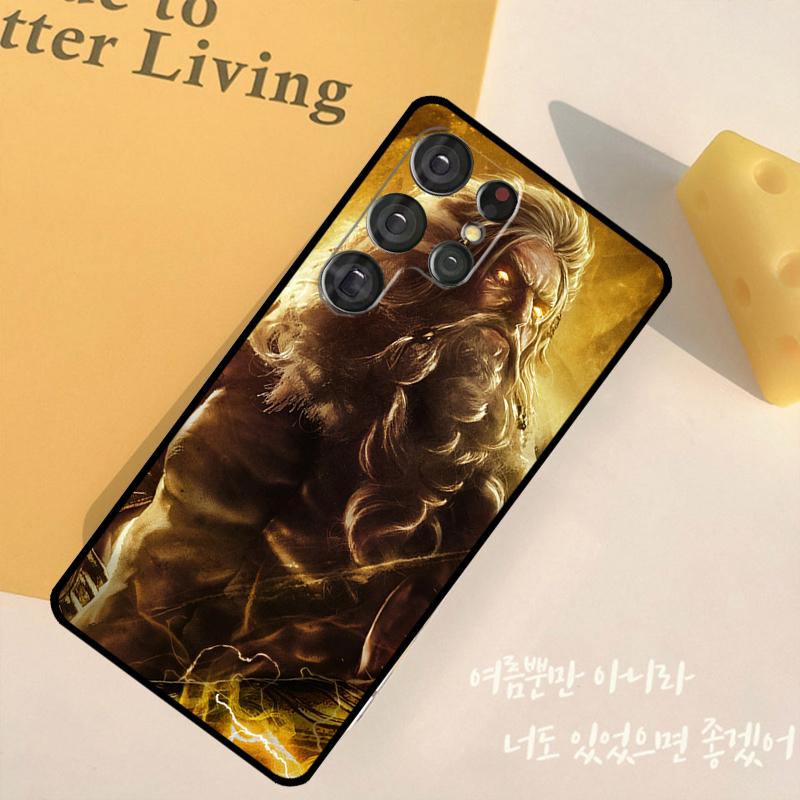 Zeus Phone Case For Samsung Galaxy S25 S24 Ultra S9 S10 S20 S22 S21 Plus S23 FE Back Cover Shell