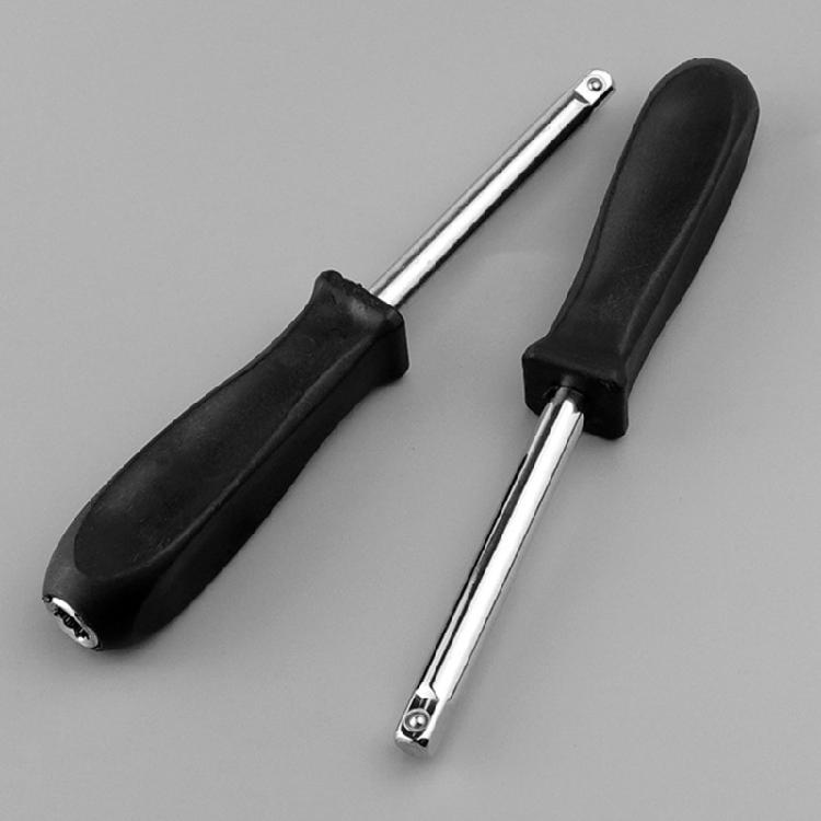 1/4" Drive Spinner Handle with Sliding T-Handle Carbon Steel Ergonomic Socket Wrench Accessory For Professional