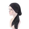 New fashion printed flowers women inner hijabs caps muslim head scarf turban bonnet ready to wear ladies wrap under hijab cap