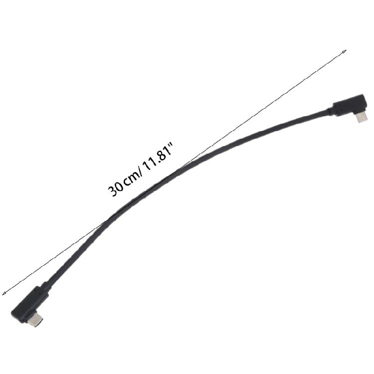 Double Elbow USB Type C to USB C Cable PD 60W Fast Charge 10Gbps Data Sync Cord