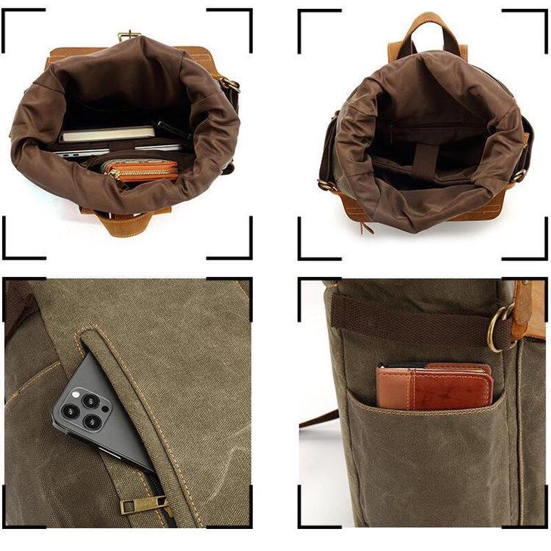 Li Shen Casual Canvas Backpack