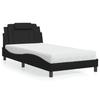 VidaXL Bed with Mattress, Upholstered Bed with Headboard Cushion, Single Bed, Adult Bed, Bedroom Furniture 3208775