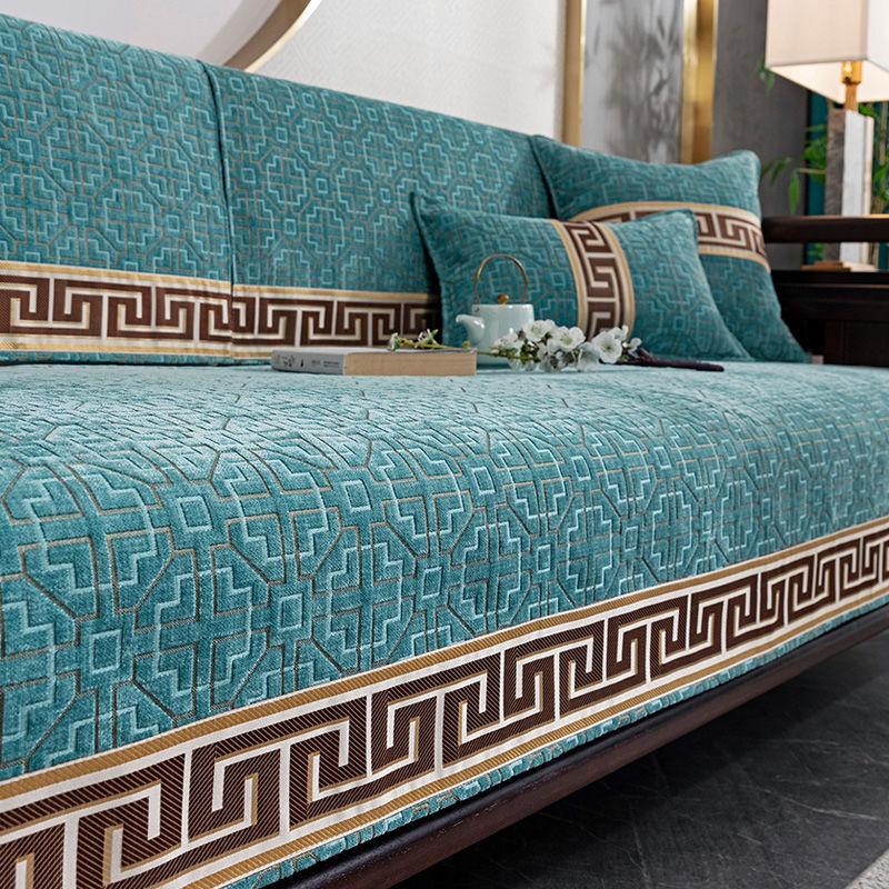 New Sofa Protector Cover for Living Room Stretch Sofa Cushion Mat Couch Covers Thicken Plush Chair Sofa Towel Home Decor