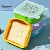 Sandwich-Behälter für die Arbeit Silikonhalter Brotdose Mikrowellengeeignet Lebensmittelbehälter Brot Langlebige Hülle Toast Auslaufsichere Bento-Box Schule Tragbare Mahlzeit