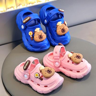 Mädchen Sandalen Kinder Sommer Baby Indoor Weiche Sohle Kleinkind Rutschfeste Hausschuhe Cartoon Junge Höhlenschuhe