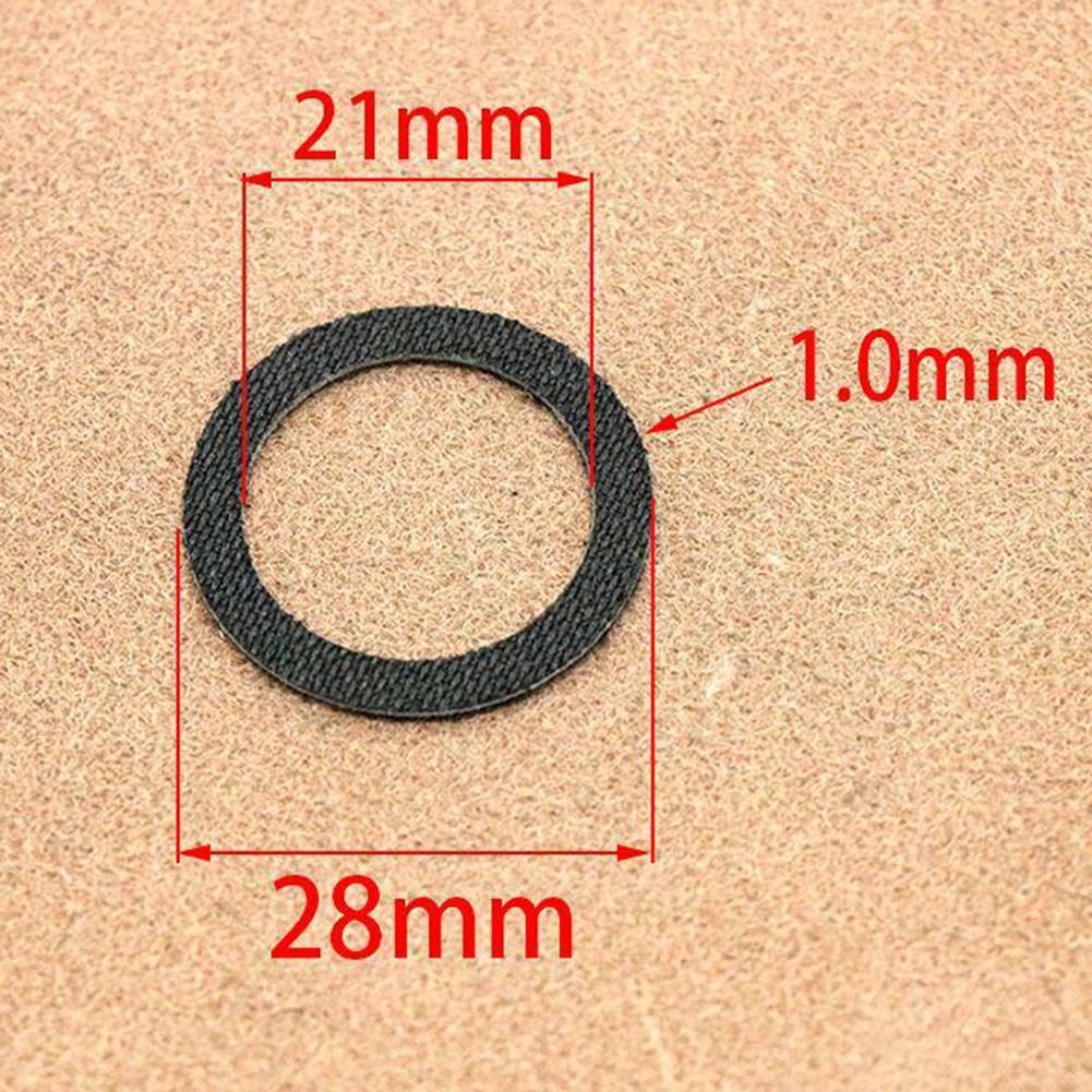 Rondella di trascinamento in fibra di carbonio prodotta con precisione per mulinello da baitcasting a tamburo, spessore 1 mm