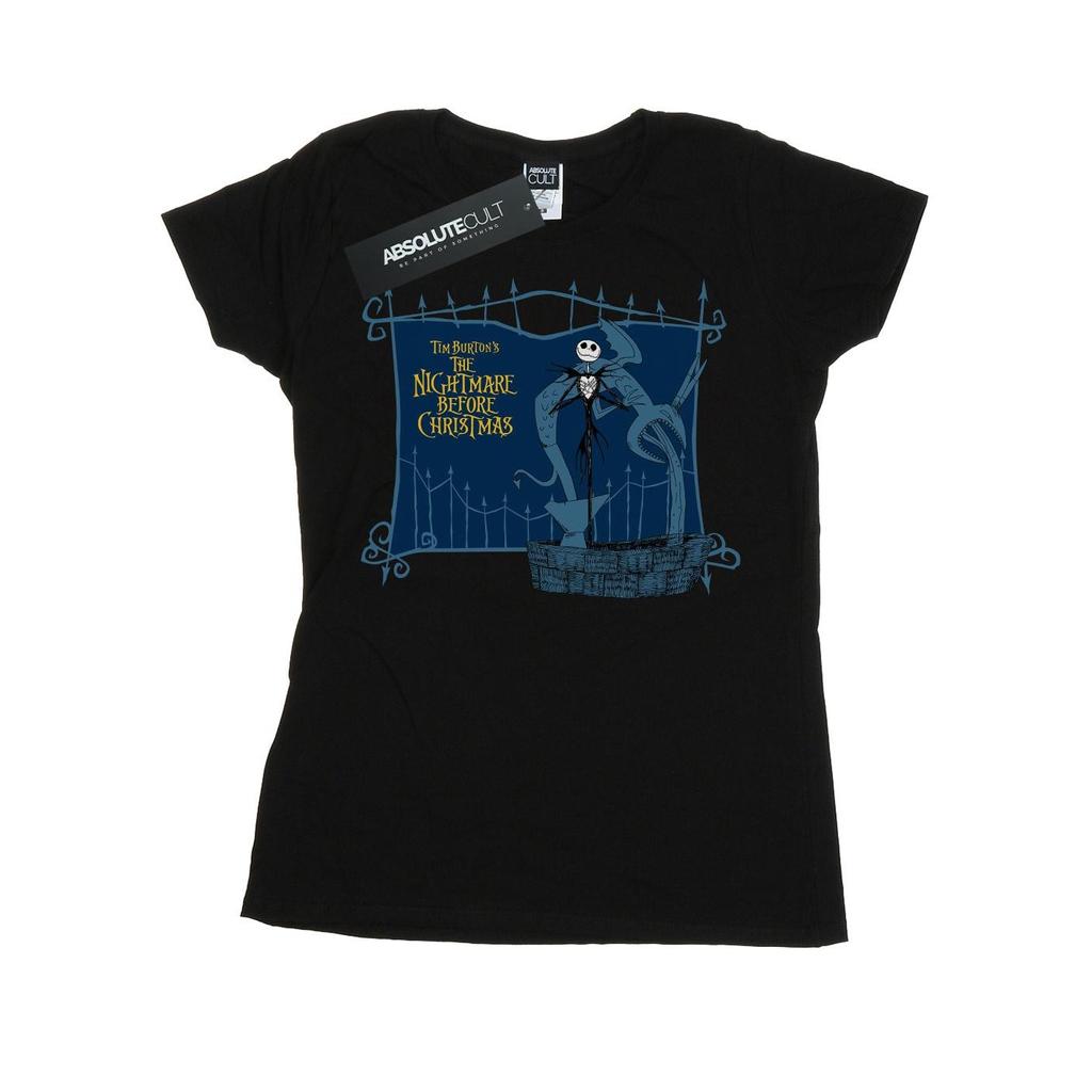 Disney Womens/Ladies Nightmare Before Christmas Jack And The Well Cotton T-Shirt