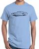 1971 1972 1973 Mercury Cougar Hardtop Redline Design Tshirt