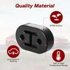 Exhaust Hanger Rubber 2 Holes, Universal Adjustable Exhaust ulator Muffle