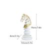 Chess Resin Ornaments Home King Queen War Horse Crafts Wine Cabinet Tabletop Creative Design Decorations Durable