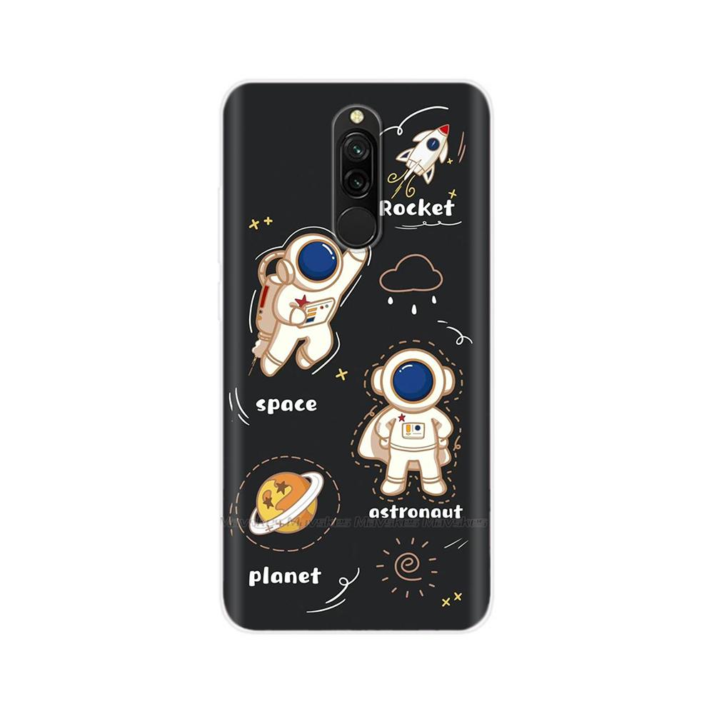 For Redmi 8 8A Pro Case TPU Silicone Shockproof Cat Phone Cover For Redmi 8 8A 7 7A redmi7 Transparent Funda Printing Soft Coque