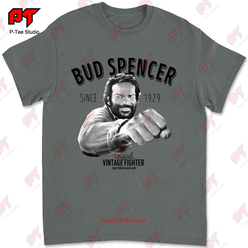 T Shirt Uomo Bud Spencer Vintage Fighter Banana Joe Lo Chiamavano Trinita X7N5