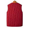 Down vest wife winter wear old lady winter wear round neck white duck down vest