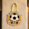 Handmade Soccer Themed Party Props Sunflower Flowers Home Decor Ornaments  Fan Party