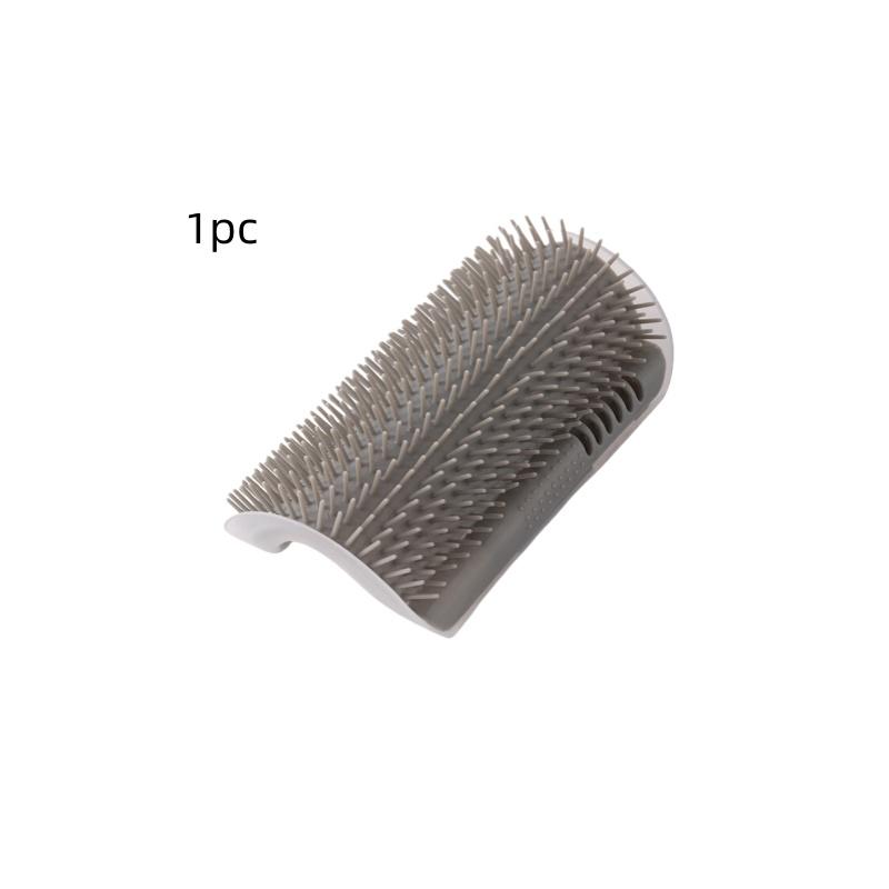 

Pet cat scratching and grooming device, wall corner grooming device, wall corner grooming device, cat massager